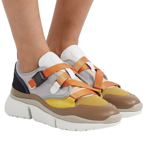 CHLOÉ Sonnie Colorblock Sneakers - Picture 8 of 8